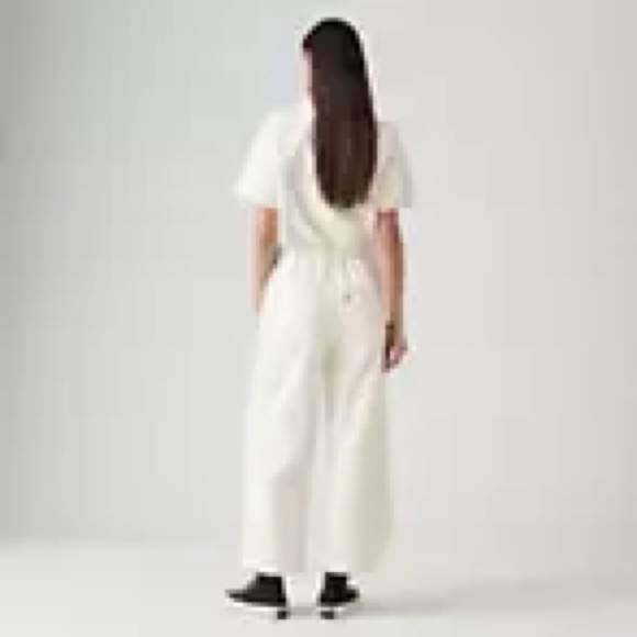 Levi’s short sleeve heritage jumpsuit | Serenity Now (white) | XS | NWT - Picture 3 of 6